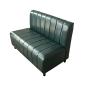 Preview: Muxing Gastro-Sofa Gewerbesofa Dinerbank, Restaurantbank Sitzbank Polsterbank, Gastronomiemöbel für Café Bar Bistro Hotel, Dunkelgrün 120 x 65 x 85 cm【C1-60】