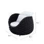 Preview: Muxing Gartenlounge Set 4-teilig mit 2 Einzelsesseln, Dreisitzer-Sofa und Couchtisch, Wasserabweisend, Ideal für Garten, Terrasse und Hof