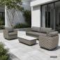 Preview: Muxing 4-teiliges Gartenmöbel-Set, Lounge-Set mit 2 Sesseln, 2-Sitzer-Sofa und Tisch, wetterbeständige Sitzgruppe für Garten und Balkon/TB627/