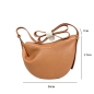 Preview: Muxing Damentasche Handtasche Umhängetasche Schultertasche Kleine Damentasche Citytasche Freizeittasche für Büro Freizeit und Alltag 24cm