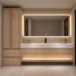 Preview: Muxing Badezimmerschrank Hochschrank mit Schubladen, schmaler Badschrank, Aufbewahrungsschrank, Stauraumschrank für Badutensilien 195*60*35cm【GSS】