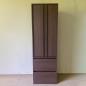 Preview: Muxing Badezimmerschrank Hochschrank mit Schubladen, schmaler Badschrank, Aufbewahrungsschrank, Stauraumschrank für Badutensilien 195*60*35cm【GSS】