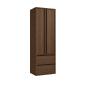 Preview: Muxing Badezimmerschrank Hochschrank mit Schubladen, schmaler Badschrank, Aufbewahrungsschrank, Stauraumschrank für Badutensilien 195*60*35cm【GSS】