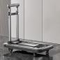 Preview: MuXing Flacher Klapp-Handwagen mit Zuggriff, Tragbarer Transportwagen für Waren, Einlagiger Falt-Handkarren 50 × 30 × 102 cm