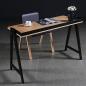 Preview: MuXing Vielseitiger Tisch – Schreibtisch, Computertisch, Bürotisch, Bartisch, Balkontisch – Modernes Design, 118×53×75 cm
