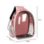 Preview: MuXing Katzenrucksack, Atmungsaktiv, Tragbar, Großes Fassungsvolumen, Doppel-Schultergurte – Haustier Rucksack für Katzen