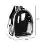 Preview: MuXing Katzenrucksack, Atmungsaktiv, Tragbar, Großes Fassungsvolumen, Doppel-Schultergurte – Haustier Rucksack für Katzen