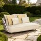 Preview: MuXing Geflochtenes Outdoor-Sofa 2er-Set – mit zwei 3-Sitzer Ecksofas, geeignet für Garten, Hof und Balkon, Beige