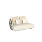 Preview: MuXing Geflochtenes Outdoor-Sofa 3er-Set mit 1-Sitzer, schrägem Ecksofa & 3-Sitzer Ecksofa, geeignet für Garten, Hof und Balkon, Beige