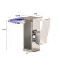 Preview: Muxing LED Waschtischarmatur Wasserhahn Badarmatur Waschbecken Mischbatterie Küchenarmatur
