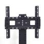 Preview: MuXing Mobiler TV-Standfuß höhenverstellbar, für 32–55 Zoll Fernseher, max. VESA 400×400 mm, max. Traglast 35 kg, schwarz 【ZJ7215】
