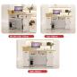 Preview: Muxing Rezeption Theke Bar Empfangstheke empfangstisch Counter Kassentisch Beige