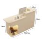 Preview: Muxing Rezeption Theke Bar Empfangstheke empfangstisch Counter Kassentisch Beige