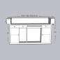 Preview: MuXing Reception Desk, Bar Counter, Rounded Corner Design, Vertical Stripe Pattern, Salon, Hotel, Store Front Desk【Baise】