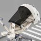 Preview: Muxing Kinderwagen Klappbuggy bis 25 kg mit Fußstütze, Kinderwagen zusammenklappbar verstellbare Rückenlehne 45*72*92cm