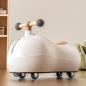 Preview: Muxing Rutschauto für Kinder, Kinderfahrzeug, Babyrutscher,Rutscher auf Rollen Beige 46*25*32cm /HSNNC/