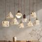 Preview: Muxing Hängeleuchte Lampschirm Pendelleuchte Flurlampe Ganglampe Korridorlampe Vintage-Hängeleuchte Ohne Leuchtmittel