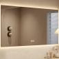 Preview: Muxing Waschbecken,Wand-Waschbecken, Spüle mit Armaturenloch,Badezimmer Waschbecken,mit LED-Spiegel und Schublade 120*55cm 【C383】