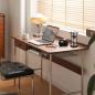Preview: Muxing Schreibtisch, Arbeitstisch, Computertisch, Bürotisch, Schreibtisch mit Schublade, 100×59×78 cm 【SMB56XG】