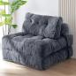 Preview: Muxing  Klappbares Sofa, Wohnzimmer-Sofa, Einzelsessel, Schlafzimmer-Sofa, Multifunktionales Sofa, Minimalistisches Sofa, 85×85×40 cm