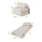 Preview: Muxing  Klappbares Sofa, Wohnzimmer-Sofa, Einzelsessel, Schlafzimmer-Sofa, Multifunktionales Sofa, Minimalistisches Sofa, 85×85×40 cm