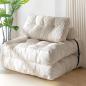Preview: Muxing  Klappbares Sofa, Wohnzimmer-Sofa, Einzelsessel, Schlafzimmer-Sofa, Multifunktionales Sofa, Minimalistisches Sofa, 85×85×40 cm