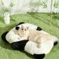 Preview: MuXing Katzenbett Hundebett, weiche Haustier-Schlafmatte für Katzen und kleine Hunde, gemütliches Haustierbett als Schlafplatz 76 × 63 cm /HZHY-76/