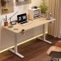 Preview: Muxing Elektrisch höhenverstellbarer Schreibtisch, Smart Büro Tisch, Computertisch, Steh-Sitz Tisch, Lerntisch 120*60cm