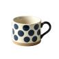 Preview: Muxing Keramik Kaffeebecher mit Henkel, Tasse, Trinkbecher, Teetasse, Cappuccinotasse, Kaffeetasse, Retro Becher 450ML