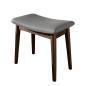 Preview: Muxing Hocker, Sattelhocker, Frisiertischhocker, Haushocke, Einfacher Sattelhocker, Grau 45*27*46cm【CXMAD46】