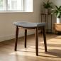 Preview: Muxing Hocker, Sattelhocker, Frisiertischhocker, Haushocke, Einfacher Sattelhocker, Grau 45*27*46cm【CXMAD46】