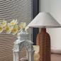 Preview: Muxing Tischlampe Nachttischlampe Schreibtischlampe Rattan-Tischlampe Bettlampe LED-Tischlampe Stimmungslicht