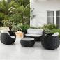 Preview: Muxing Outdoor-Sofa-Set – mit Couchtisch, 2 Dreisitzern & 2 Einzelsesseln, wetter- und sonnenschutzbeständig, ideal für Garten, Terrasse und Balkon