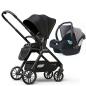 Preview: Großhandel B2B Kinderwagen + Babytragetasche 2 in 1 Zusammen klappbar mobil