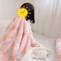 Preview: Großhandel B2B  Kinder Verdickte Flanell-Herbst/Winter Bett Decke Schlafdecke Rosa Hase