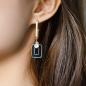 Preview: Großhandel B2B Ohrringe Vintage-Hongkong-Stil Ohrstecker aus hochwertigem Sterlingsilbe