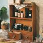 Preview: Großhandel B2B Haushalt Holz Vintage Schrank Schaukasten mit Schublade【AB339】