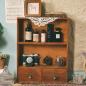 Preview: Großhandel B2B Haushalt Holz Vintage Schrank Schaukasten mit Schublade【AB339】