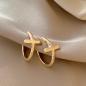 Preview: Großhandel B2B Silber Pin Vintage Perlen Ohrstecker A085 Gold