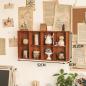 Preview: Großhandel B2B Vintage Holz Wandregal Wandmontage Organisator Acht Fächer in Vintage Farben