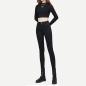 Preview: Großhandel B2B Schwarze High Waist Skinny Stretch Jeans Damenhosen Größe 29