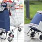 Preview: Großhandel B2B Faltbare Trolley Sackkarre Wasserdichter Wagen zum Treppensteigen