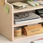 Preview: 360Home Kleiner Regal Bürobedarf für schreibtisch Lagerung Eiche