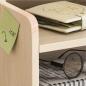 Preview: 360Home Kleiner Regal Bürobedarf für schreibtisch Lagerung Eiche