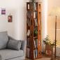 Preview: Großhandel B2B Massiv Holz Stehendes drehbares Bücherregal einfaches Regal