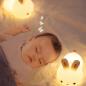 Preview: 360Home Kaninchen wiederaufladbare Silikonlampe für das Bett