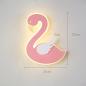 Preview: Großhandel B2B Rosa Flamingo Schlafzimmer Wandleuchte Nachtlicht