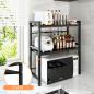 Preview: Kitchen Shelf Microwave Shelf Metal Shelf Size Adjustable