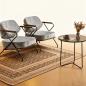 Preview: MuXing Einzelstuhl für Wohnzimmer, Lazy Chair, Loungesessel, Relaxstuhl, Komfortabler Sessel, Lesesessel, Stuhl Grau L73*B68*H83cm【ZH-8156】