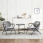 Preview: MuXing Einzelstuhl für Wohnzimmer, Lazy Chair, Loungesessel, Relaxstuhl, Komfortabler Sessel, Lesesessel, Stuhl Grau L73*B68*H83cm【ZH-8156】